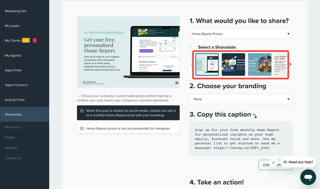 Sharing Home Report on Social Media - Step 4.png